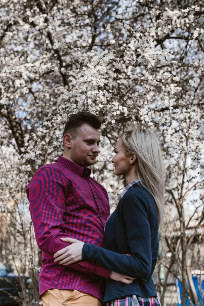 sesja narzeczenska osiedla przyjazn warszawa