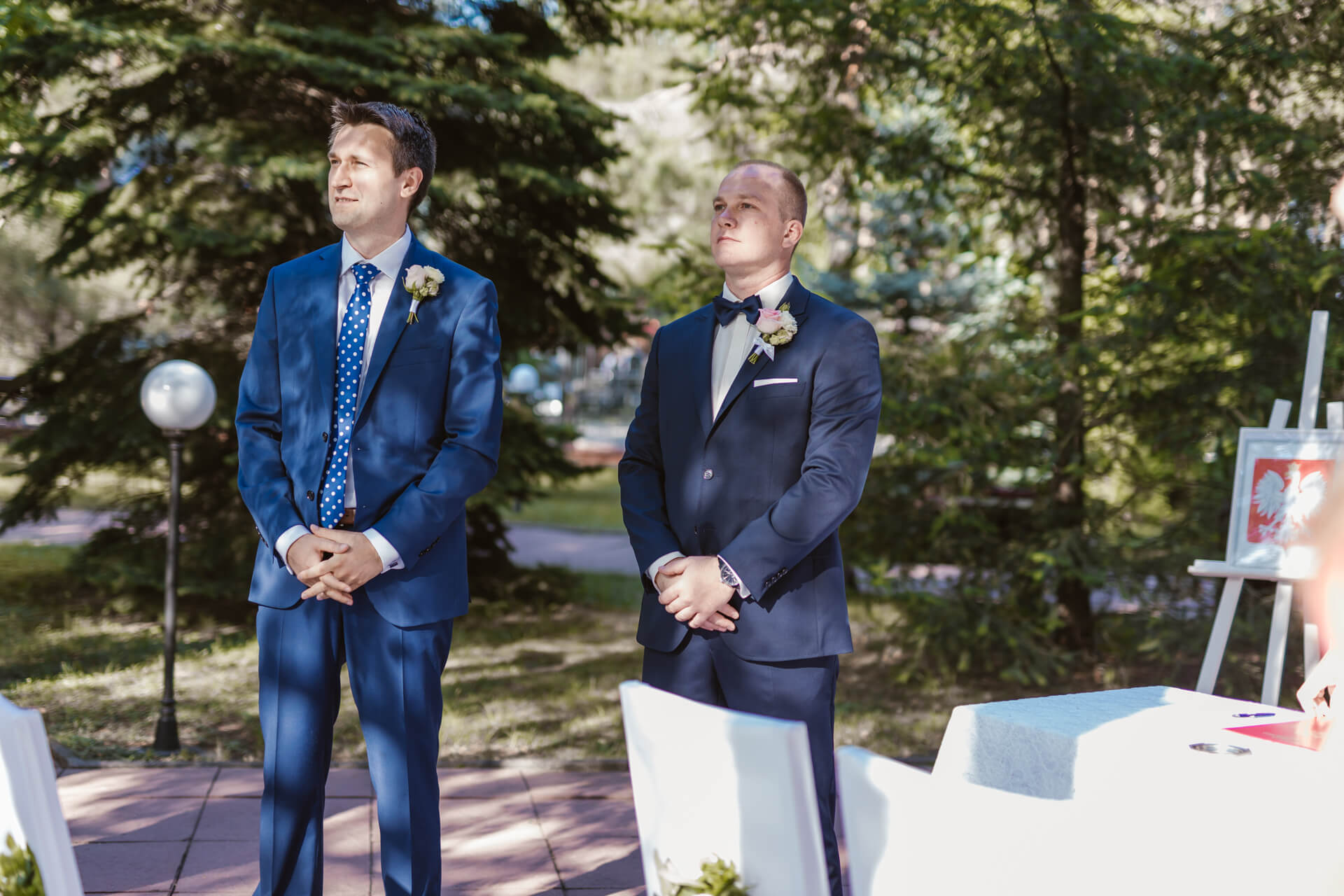 stary młyn ślub w plenerze