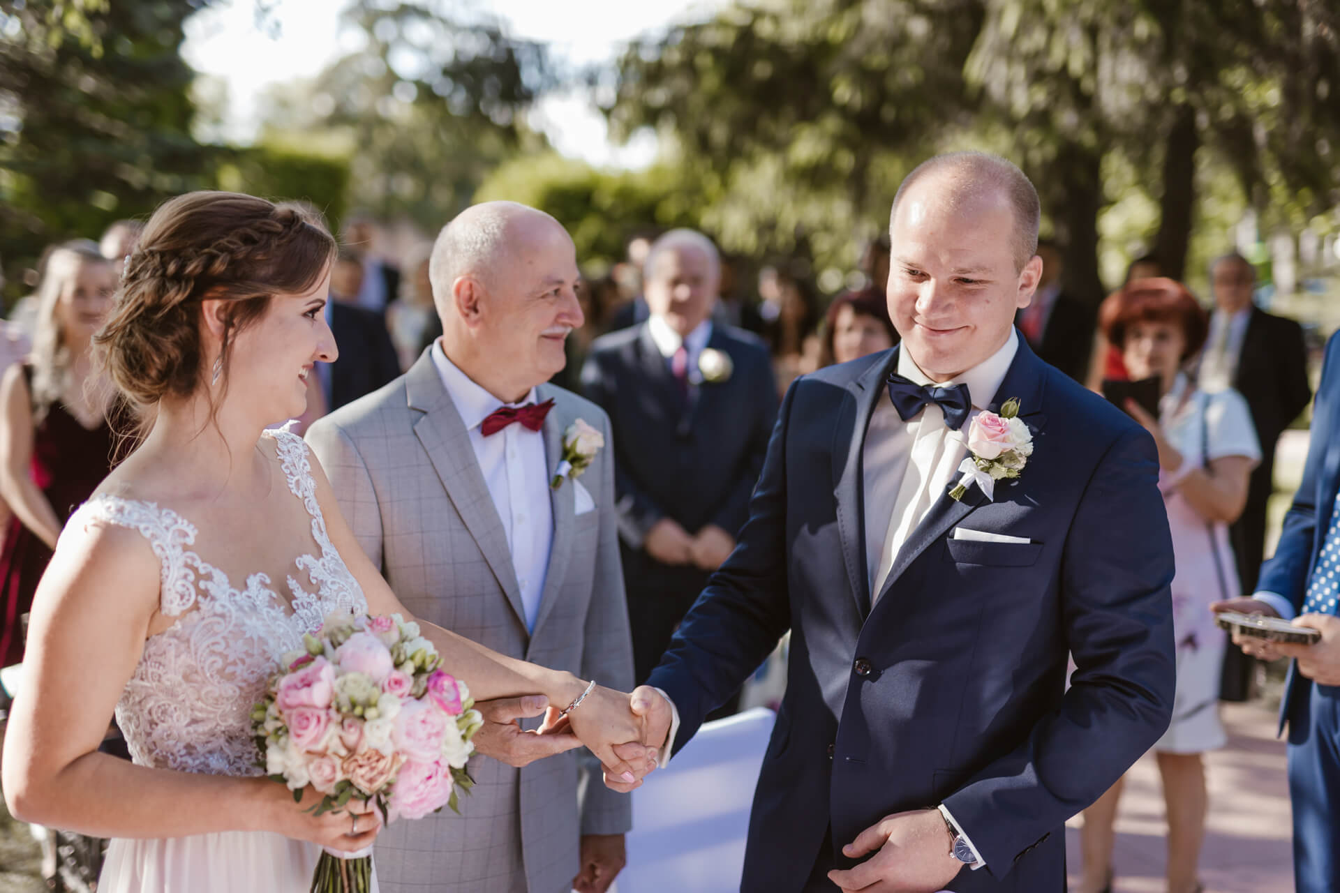 stary młyn ślub w plenerze