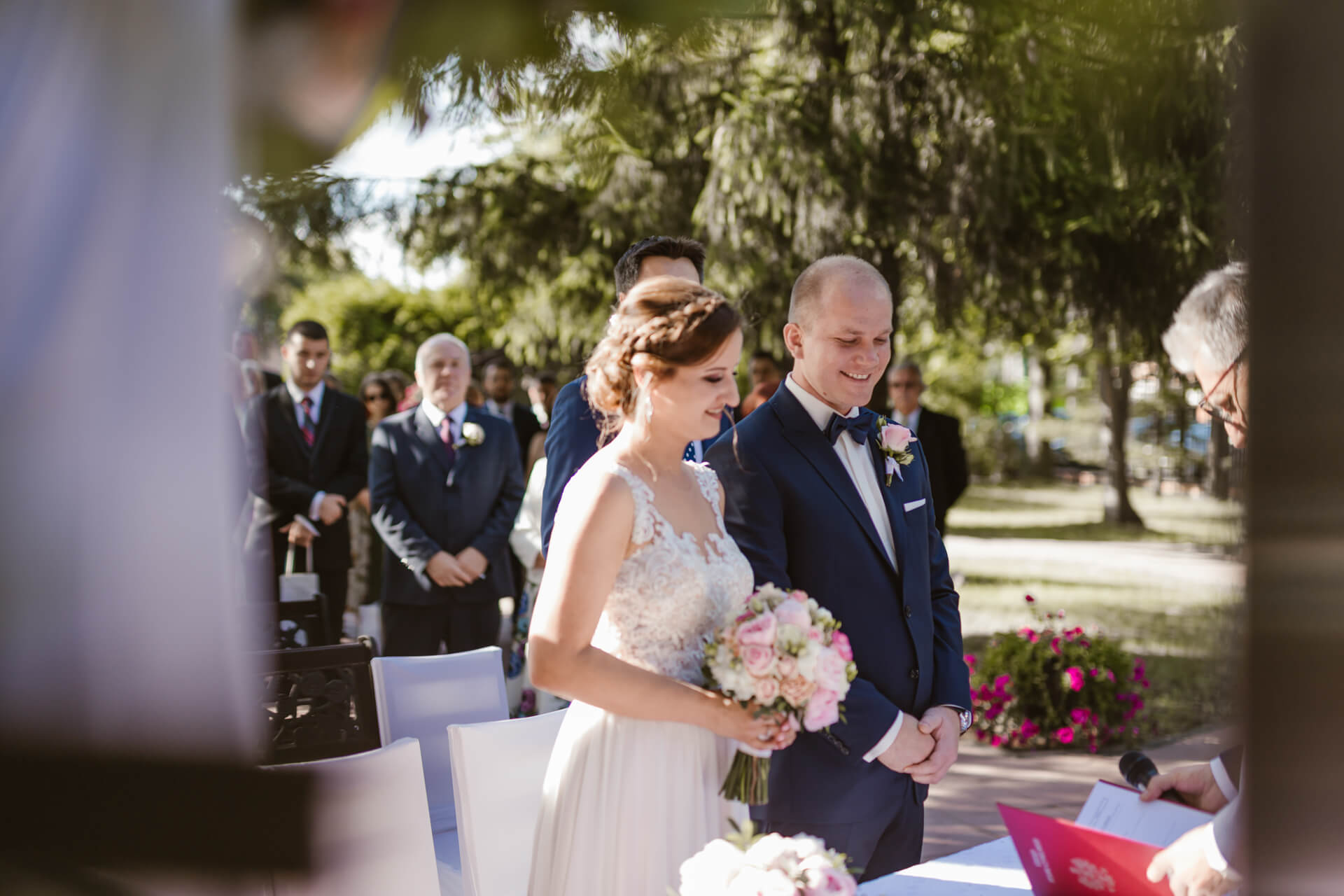 stary młyn ślub w plenerze