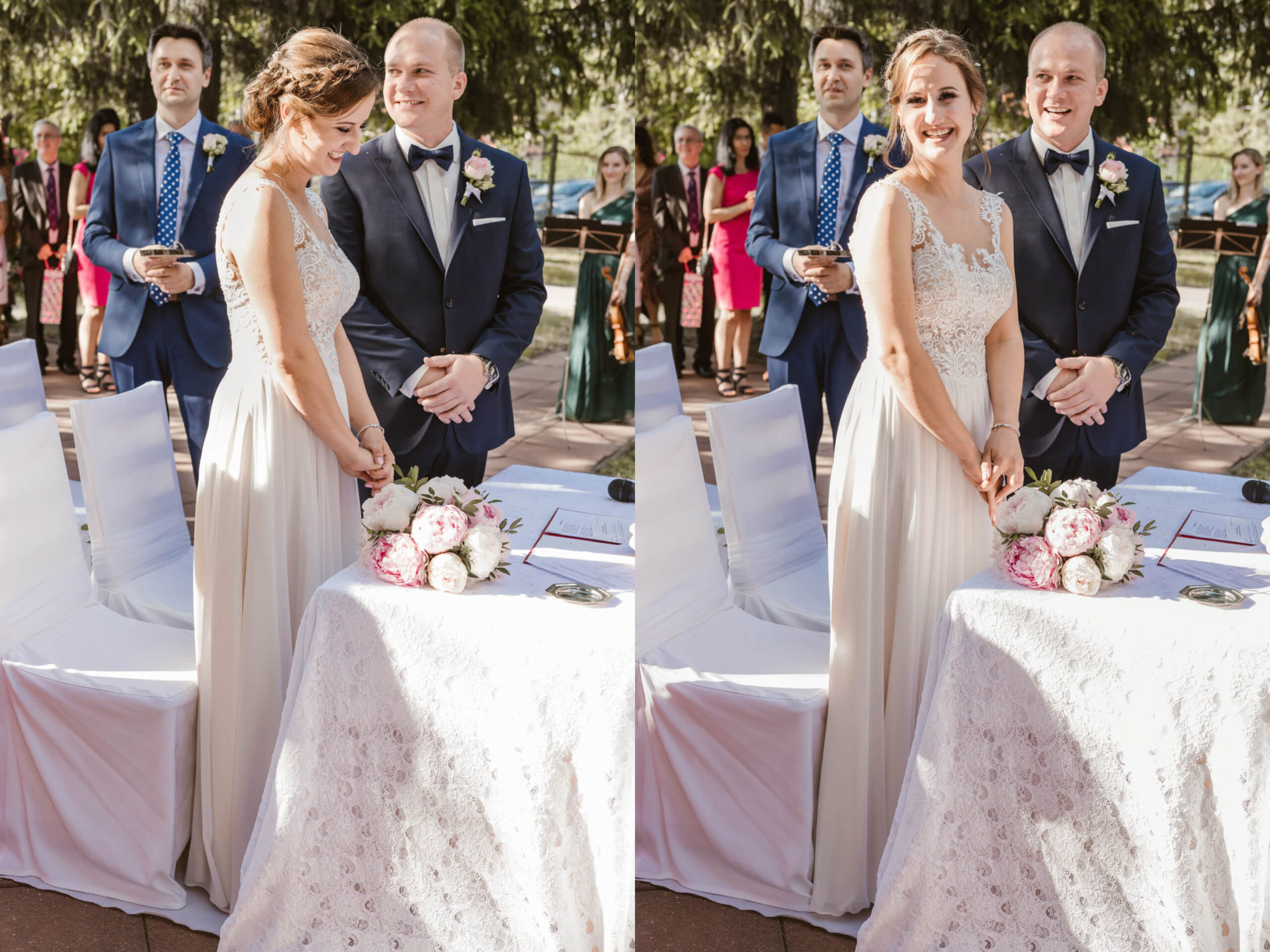 stary młyn ślub w plenerze