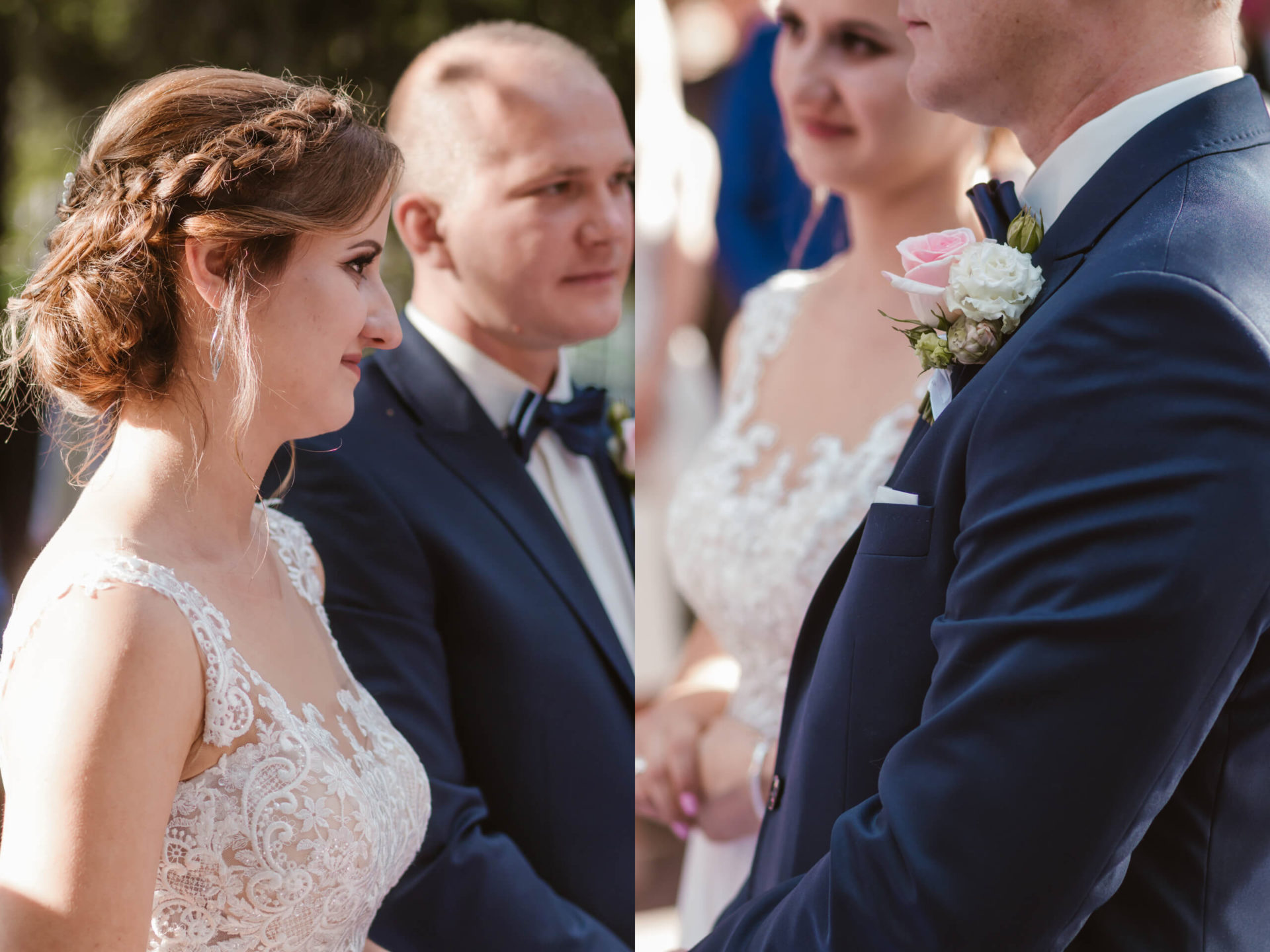 stary młyn ślub w plenerze