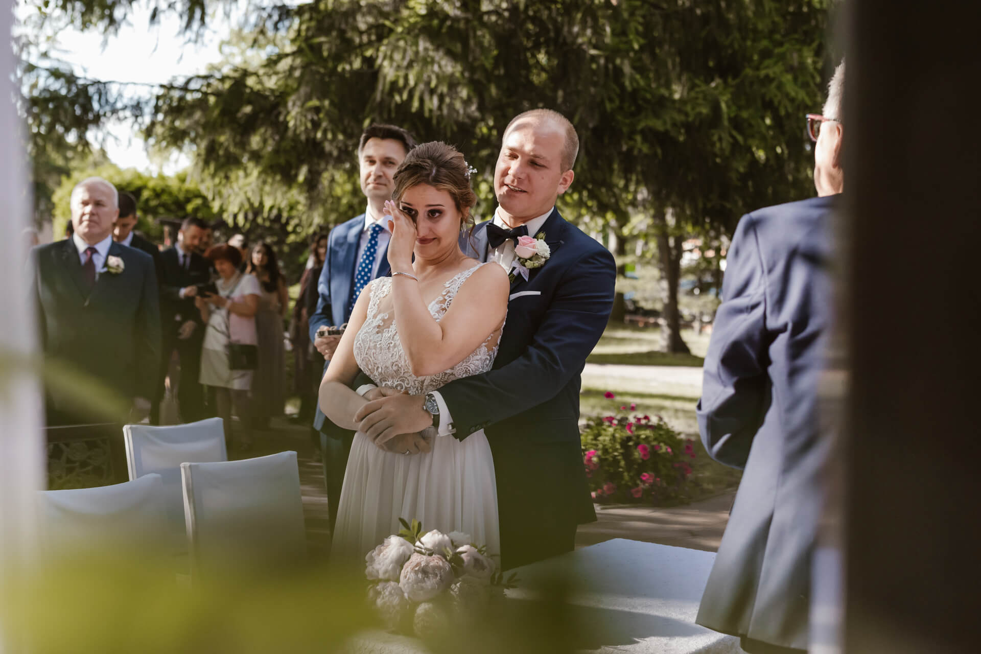 stary młyn ślub w plenerze