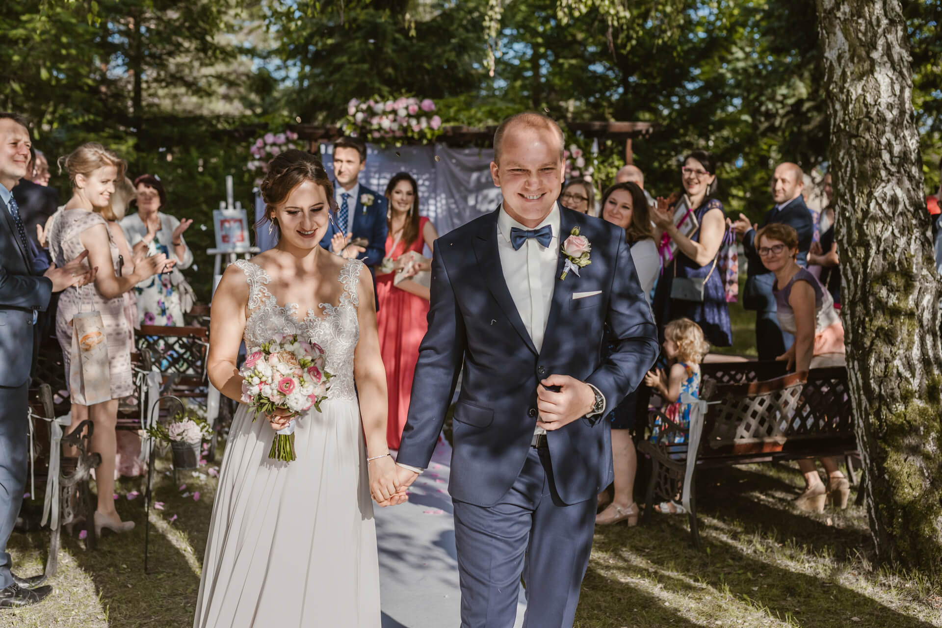 stary młyn ślub w plenerze