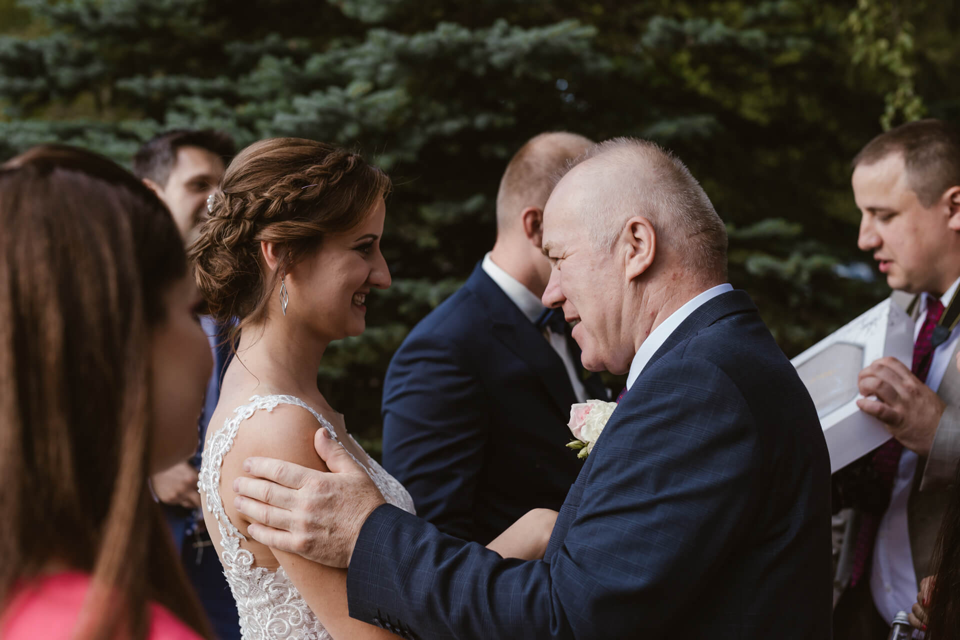 stary młyn ślub w plenerze